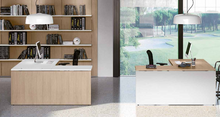 LINUX 8080 Bi-Colour Office Desk - Small > 1200X800