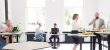 Honeycomb Sit Stand Desk.