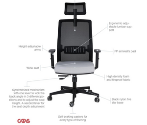 MODEL ONE  - Manager Ergonomic Task Chair