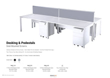 Mix & Match desking and pedestals