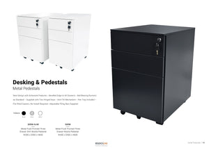 Mix & Match desking and pedestals