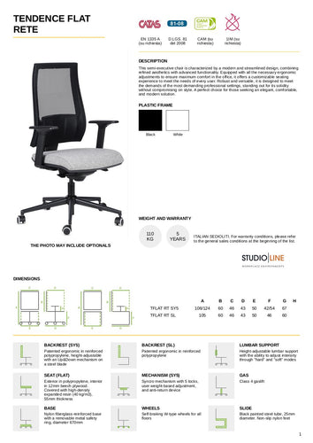 Tendence FLAT Rete EN1335A complete.