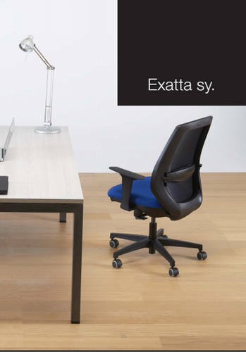 EXXATA SY80 MESH Mid-Range Ergonomic Chair + 2D ARMS