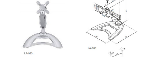 Monitor Arm Desk Base