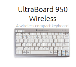 Ultraboard 950 wireless compact keyboard