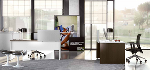 LINUX 8080 Bi-Colour Office Desk-Medium>1400X800
