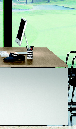 LINUX 8080 Bi-Colour Office Desk - Small > 1200X800