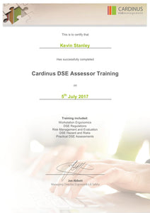 Cardinus Certified DSE Assessment